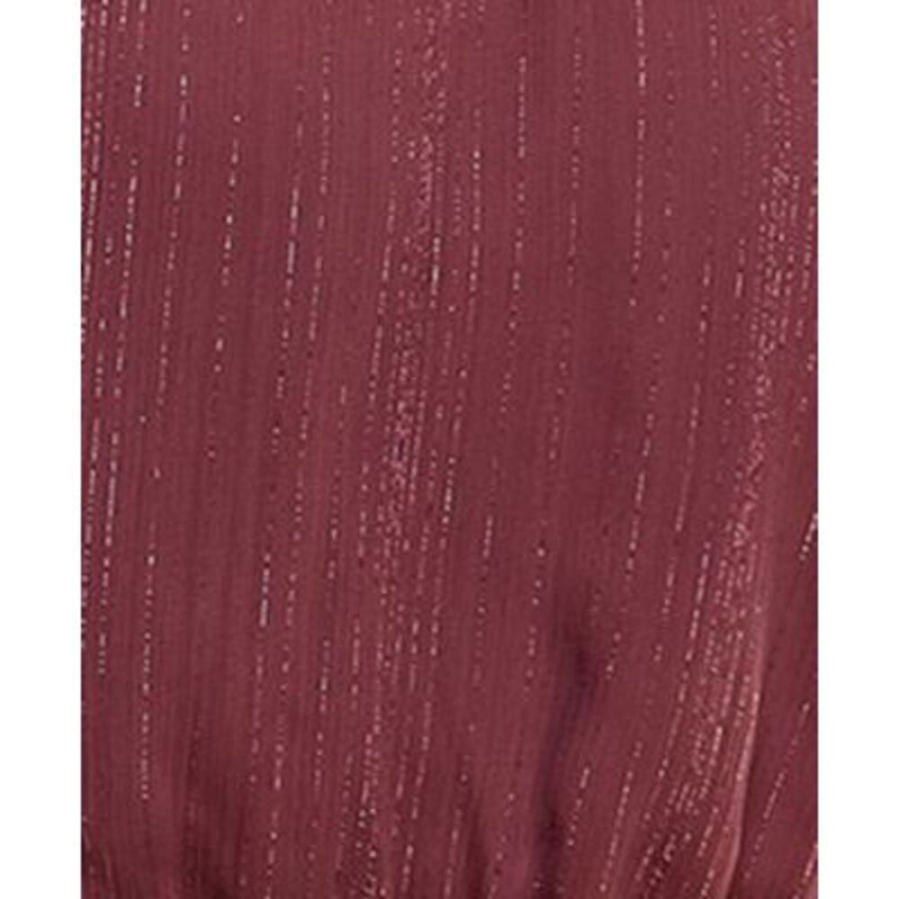 BCX DRESS Womens Pink Tie Lined Flutter Sleeve Short Fit + Flare Dress M - Picture 4 of 5